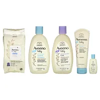 Aveeno, Baby, Welcome Little One Gift Basket , 6 Piece Set