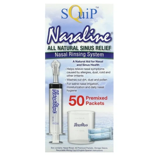 Squip, Nasaline, Nasal Rinsing System , 54 Piece Kit