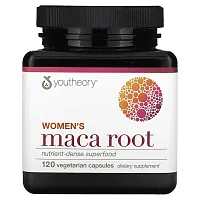 Youtheory, Women&#x27;s Maca Root, 120 Vegetarian Capsules