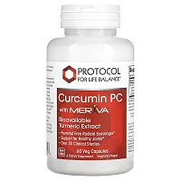 Protocol for Life Balance, Curcumin PC With Meriva, 60 Veg Capsules