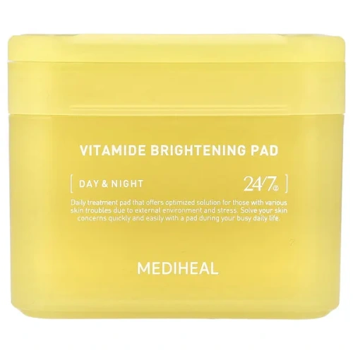 MEDIHEAL, Vitamide Brightening Pad, Day &amp; Night, 100 Pads