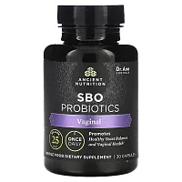 Ancient Nutrition, SBO Probiotics, Vaginal, 25 Billion CFU, 30 Capsules