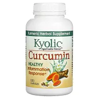 Kyolic, Aged Garlic Extract, Curcumin, 100 Capsules