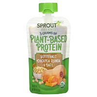 Sprout Organic, Детское питание, Этап 3, Мускатная тыква, нут, киноа, финики, 4 унц. (113 г)