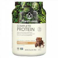 PlantFusion, Complete Protein, насыщенный шоколад, 900 г (2 фунта)