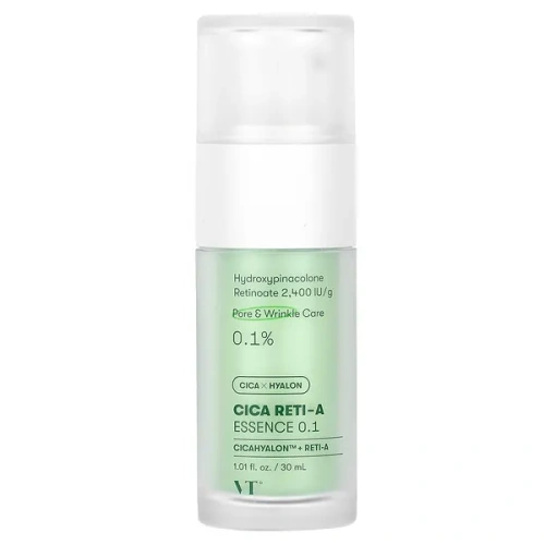 VT Cosmetics, Cica Reti-A Essence 0.1, 1.01 fl oz (30 ml)