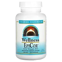 Source Naturals, EpiCor with Vitamin D-3, 500 mg, 120 Capsules