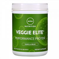 MRM Nutrition, Veggie Elite Performance Protein, ваниль, 510 г (1,12 фунта)