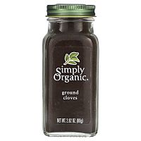 Simply Organic, Молотая гвоздика, 2,82 унций (80 г)