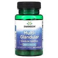 Swanson, Multi-Glandular, для мужского здоровья, 60 капсул