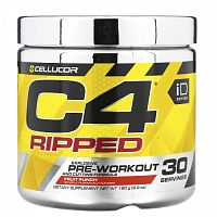 Cellucor, C4 Ripped, предтренировочный комплекс, фруктовый пунш, 165 г (5,8 унции)