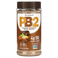 PB2 Foods, PB2, арахисовая паста с порошком с какао, 184 г (6,5 унции)