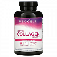 Neocell, Super Collagen + C, добавка с коллагеном и витамином C, 250 таблеток