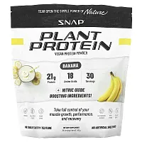 Snap Supplements, Plant Protein, Vegan Protein Powder, Banana, 853 g