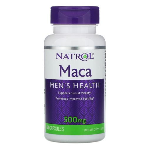 Natrol Maca 500 mg 60 капсул фото 2