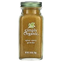 Simply Organic, Острый порошок карри, 79 г