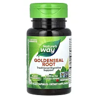 Nature&#x27;s Way, Goldenseal Root, 1,000 mg, 50 Vegan Capsules (333 mg per Capsule)