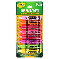 Lip Smacker, Crayola, набор бальзам для губ, 8 штук упаковке по 4,0 г (0,14 унции)