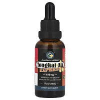 Amazing Herbs, Tongkat Ali Express Liquid Extract, Alcohol Free, 100 mg, 1 fl oz (30 ml)