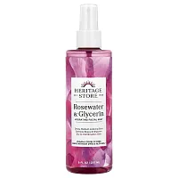 Heritage Store, Rosewater &amp; Glycerin, Hydrating Facial Mist, 8 fl oz (237 ml)