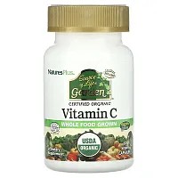 NaturesPlus, Source of Life Garden, Vitamin C, 60 Vegan Capsules