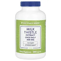 The Vitamin Shoppe, Milk Thistle Extract, 300 mg, 200 Capsules