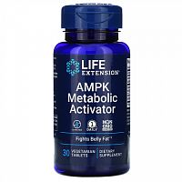 Life Extension, активатор метаболизма AMPK, 30 вегетарианских таблеток