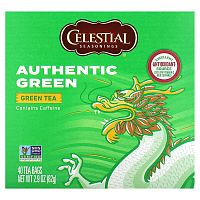 Celestial Seasonings, Authentic Green Tea, 40 Tea Bags, 2.9 oz (82 g)