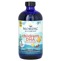 Nordic Naturals, Children&#x27;s DHA, Ages 1-6, Strawberry, 16 fl oz (473 ml)