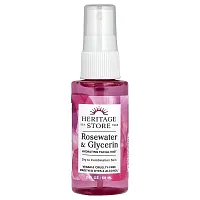 Heritage Store, Rosewater &amp; Glycerin, Hydrating Facial Mist, 2 fl oz (59 ml)