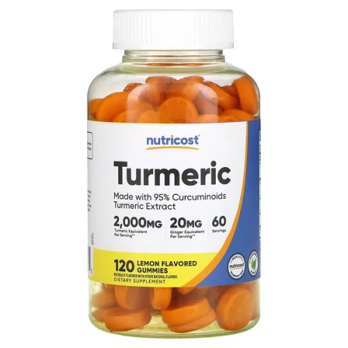 Nutricost, Turmeric, Lemon, 120 Gummies