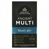 Ancient Nutrition, мультивитамины для мужчин старше 40 лет, 90 капсул