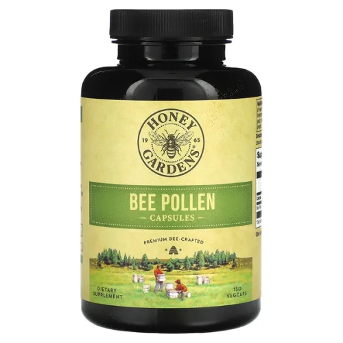 Honey Gardens, Bee Pollen, 150 Vegcaps