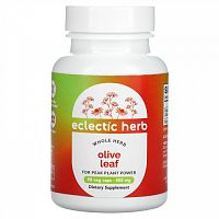 Eclectic Institute, Raw Fresh Freeze-Dried, Olive Leaf, 400 mg, 90 Non-GMO Veg Caps