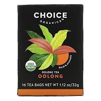 Choice Organic Teas, Oolong Tea, Organic Oolong, 16 Tea Bags, 1.1 oz (32 g)