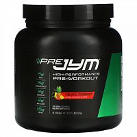 JYM Supplement Science, Pre JYM, перед тренировкой, ананас и клубника, 520 г (1,1 фунта)