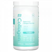 310 Nutrition, Collagen, пептиды коллагена типа I и III, цитрусовые, 357 г (12,6 унции)