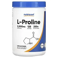 Nutricost, L-Proline, Unflavored, 8.8 oz (250 g)