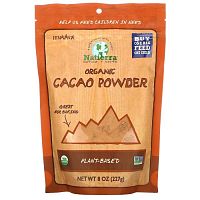 Natierra, Organic Cacao Powder Pouch, 8 oz (227 g)