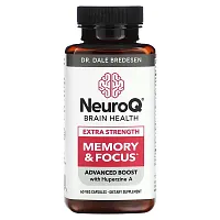 LifeSeasons, NeuroQ Brain Health, Memory &amp; Focus, Extra Strength, 60 Veg Capsules