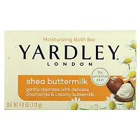 Yardley London, Moisturizing Bath Bar, Shea Buttermilk, 4 oz (113 g)