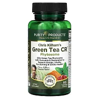 Purity Products, Chris Kilham&#x27;s Green Tea CR, Phytosome, 60 Vegetarian Capsules