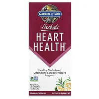 Garden of Life, Herbals, Heart Health, Sweet Citrus, 30 Vegan Capsules