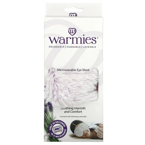 Warmies, Eye Mask, Heatable, Marshmallow Lavender, 1 Mask