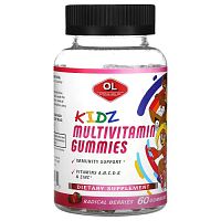 Olympian Labs, Kidz Multivitamin Gummies, Radical Berries, 60 Gummies