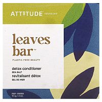 ATTITUDE, Leaves Bar, Detox Conditioner, Sea Salt, 4 oz, (113 g)