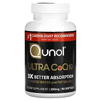 Qunol, Ultra CoQ10, 100 mg, 60 Softgels