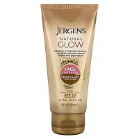 Jergens, Natural Glow, Face Moisturizer, SPF 20, Medium to Deep Skin Tones, 2 fl oz (59 ml)