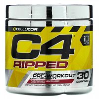 Cellucor, C4 Ripped, перед тренировкой, малиновый лимонад, 180 г (6,3 унции)