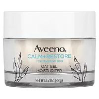 Aveeno, Calm + Restore, Oat Gel Moisturizer, Fragrance Free, 1.7 oz (48 g)